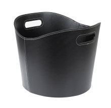 Glöd brændekurv/tidsskriftkurv sort